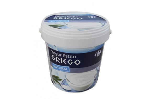 Yogur griego natural de Carrefour