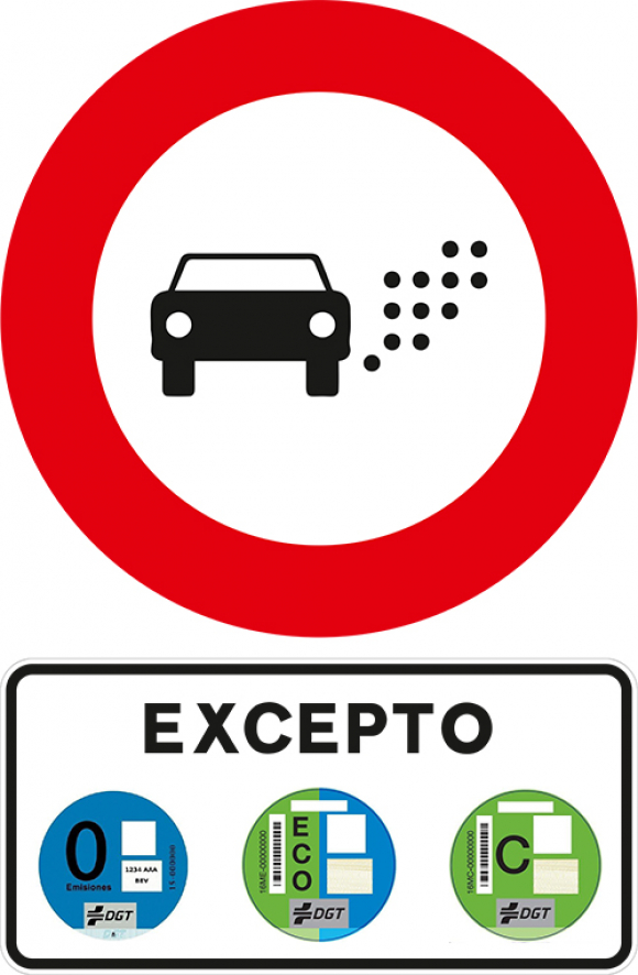 New sign for Low Emission Zones.