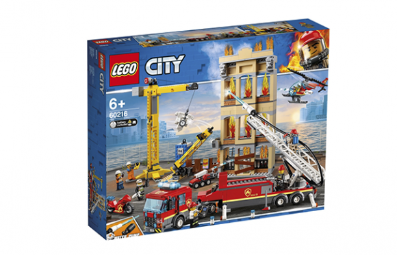 LEGO, set de construcción brigada de bomberos