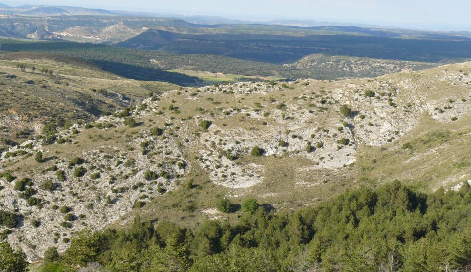 La zona del Maestrazgo, en la provincia de Teruel.