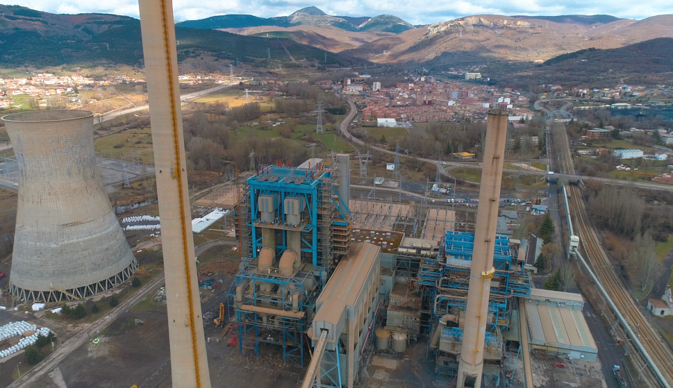 La central de La Robla, en León, se está transformando en un 'hub' de hidrógeno.
