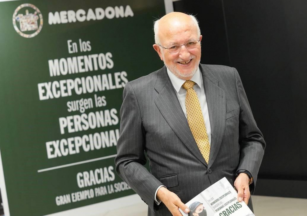 El presidente de la cadena de supermercados, Juan Roig, figura en cuarta posición con 3.700 millones de euros