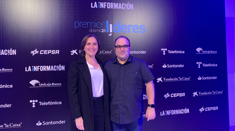 Joel Balagué y Ana Roig en los IV Premios La Información