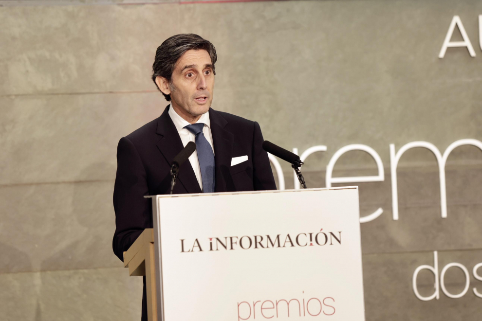 José María Álverz-Pallete, presidente de Telefónica, en los Premios Líderes La Información 2022