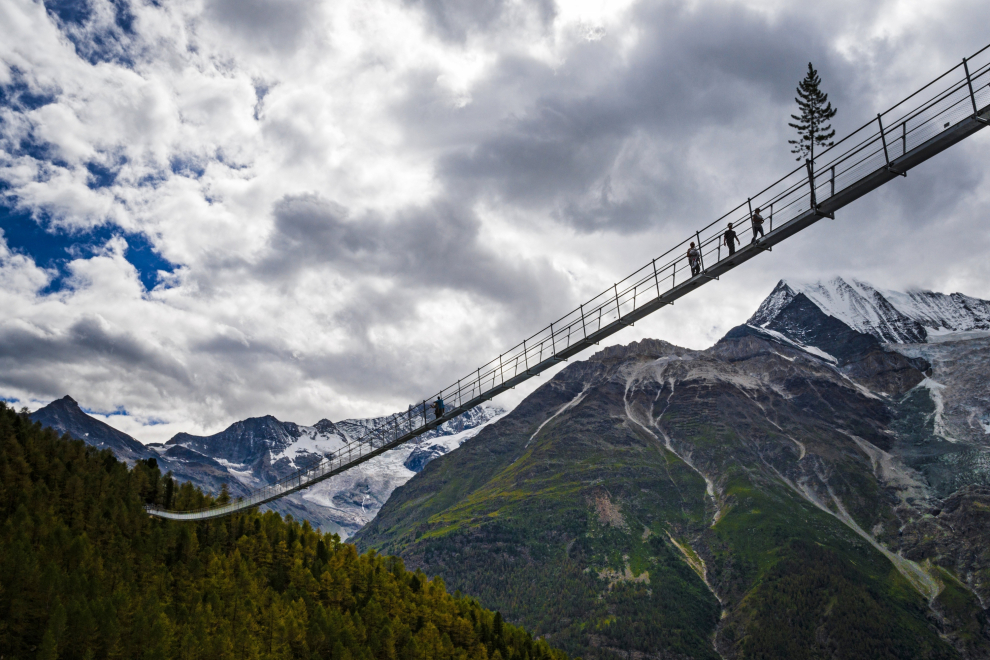 Europabruecke, el puente colgante peatonal más largo del mundo