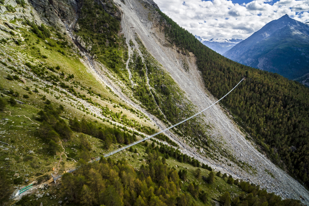 Europabruecke, el puente colgante peatonal más largo del mundo