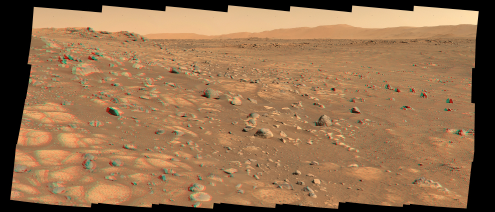 Área en Marte donde el rover Perseverance de la NASA recolectará su primera muestra de roca.