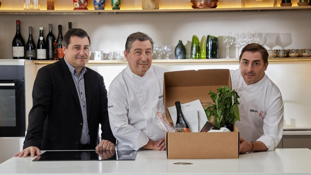 Los chef Josep, Joan y Jordi Roca