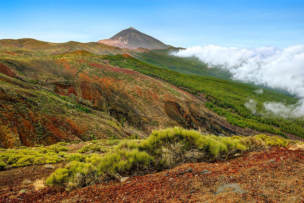 Situado a  unos 1.830 metros de altura es uno de los mejores miradores donde ver el Teide y el norte de la isla.