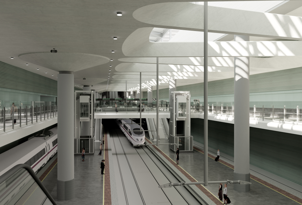 La nueva estación de Atocha dispondrá de cuatro nuevas vías y dos andenes, y se ubicará bajo la actual estación de alta velocidad y la calle Méndez Álvaro