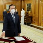 El nuevo ministro de Asuntos Exteriores, Unión Europea y Cooperación, José Manuel Albares, promete su cargo
