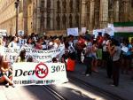 Interinos de Educación dejan la Catedral de Sevilla tras 5 meses de encierro