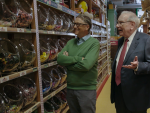 Fotografía de Bill Gates junto a Warren Buffett.