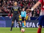 Cristiano Ronaldo en el choque entre Atlético y Juventus