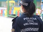 Imagen de archivo de una agente de la Policía Local de València