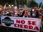 Protesta por el cierre de Nissan