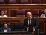 El ministro de Justicia, Juan Carlos Campo, en una sesión del Congreso de los Diputados