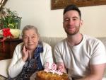 Mercedes centenaria y sanitaria: "Todo lo que hice en mi vida sirvió para algo"