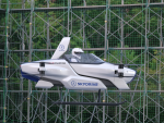 Fotografía del coche volador de la empresa japonesa SkyDrive.