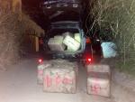 Vehículo cargado de droga en el operativo de Estepona donde fueron heridos dos agentes