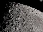 El polo sur de la Luna con los cráteres Clavius y Tycho