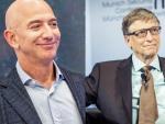 Jeff Bezos y Bill Gates