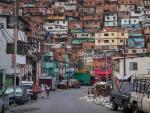 Imagen de un barrio de chabolas en Caracas, capital de Venezuela