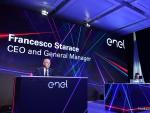 Francesco Starace, consejero delegado de Enel en la presentación del plan estratégico 2020-2022