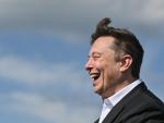 El fundador de Tesla, Elon Musk, en su visita a una de las plantas de la empresa en Berlín