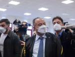 El fiscal Nicola Gratteri llega al búnker construido para alojar el juicio de más de 300 presuntos miembros de la 'Ndrangheta, la mafiamultinacional