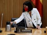 La ministra de Sanidad, Carolina Darias, se prepara para comparecer ante la Comisión de Sanidad del Congreso de los Diputados