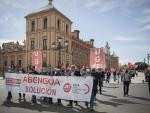 Manifestación de los trabajadores de Abengoa en Sevilla