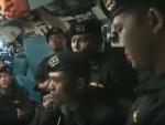 Marineros cantando en el submarino antes del trágico accidente