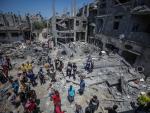 Bombardeos en Gaza