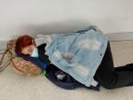 Fotografía de Lara Arreguiz, la joven que murió por Covid en Argentina y esperó horas en el suelo para ser atendida.