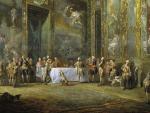 Carlos III comiendo ante su corte (Luis Paret y Alcázar, 1775)