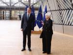 Paschal Donohoe, ministro de finanzas de Irlanda y presidente del Eurogrupo junto con Janet Yellen, secretaria del Tesoro de Estados Unidos