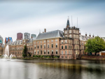 El Binnenhof, complejo de edificios donde se reúnen los Estados Generales de los Países Bajos.