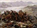 Los últimos supervivientes del 44º de Infantería resisten en la colina Gandamak, Afganistán