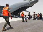 Avión español sale de Kabul
