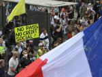 Francia pasaporte Covid manifestación
