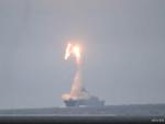 Lanzamiento del misil hipersónico Tsirkon desde una fragata de la Marina de Rusia
