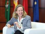 EuropaPress_4037434_vicepresidenta_primera_ministra_asuntos_economicos_nadia_calvino_dialogo