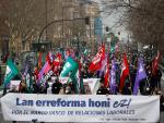 Manifestación reforma laboral en País Vasco