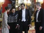 Letizia, Felipe VI, el emir de Qatar y su mujer