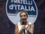 Giorgia Meloni, lider del partido derecha italiano Fratelli d'Italia