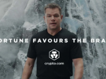 Matt Damon protagonizó la campaña masiva de Crypto.com en televisión.
