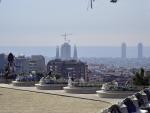 Barcelona Skyline desde el Parque Güell
