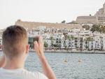 Turistas en Ibiza
