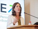 La presidenta de la Asociación Española de Banca (AEB), Alejandra Kindelán, en el XL Seminario de la APIE